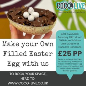 Easter Egg Chocolate Making on Saturday 28th March 2026 (morning)